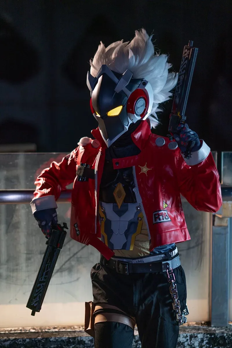 Костюм для косплея Билли из игры Zenless Zone Zero, маска, оружие, Искусственные белые волосы, мудрые ужасы, известный как нежный дом
Костюм для косплея Билли из игры Zenless Zone Zero, маска, оружие, Искусственные белые волосы, мудрые ужасы, известный как нежный дом