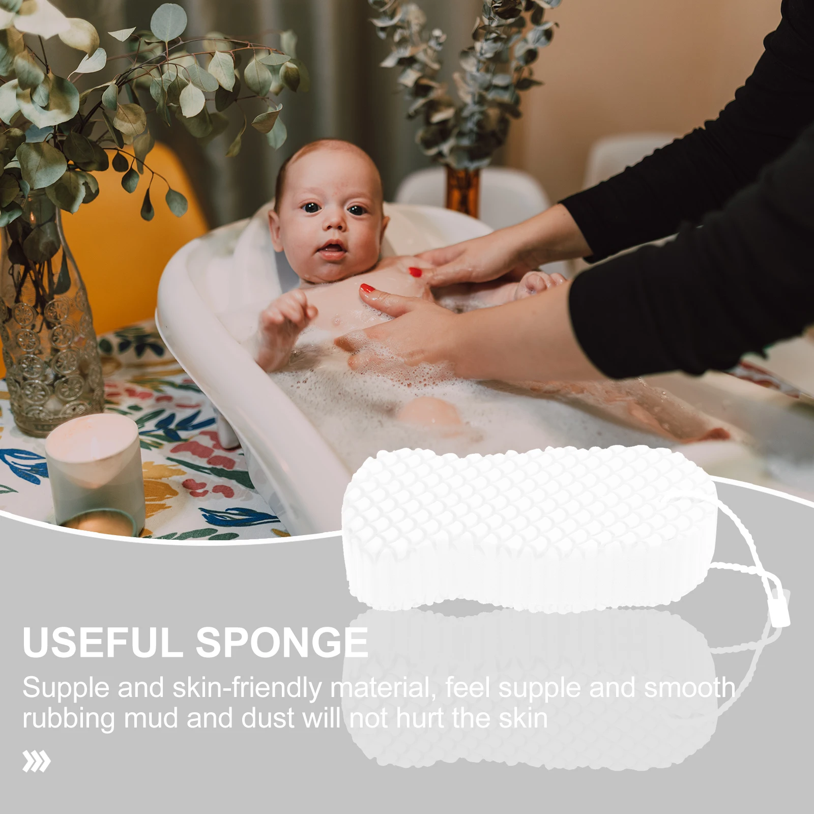 2Pcs PVA Bath Sponge Durable Baby Cleaning Scrubber Body Bath Tools Lightweight Portable Travel Use Soft Material
2Pcs PVA Bath Sponge Durable Baby Cleaning Scrubber Body Bath Tools Lightweight Portable Travel Use Soft Material