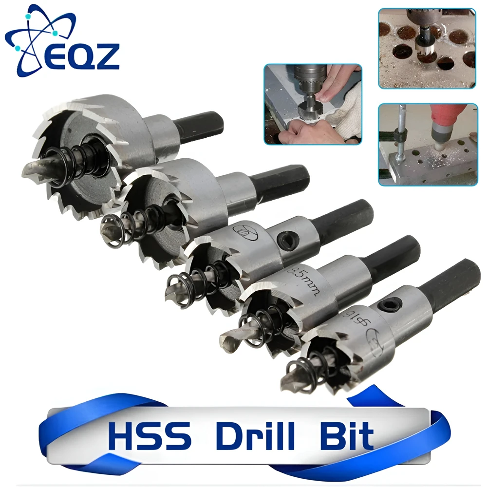 Carbide Tip HSS Drill Bit Saw Set Metal Wood Drilling Hole Cut Tool for Installing Locks 16/18.5/20/25/30mm Hand Tool Sets
Carbide Tip HSS Drill Bit Saw Set Metal Wood Drilling Hole Cut Tool for Installing Locks 16/18.5/20/25/30mm Hand Tool Sets