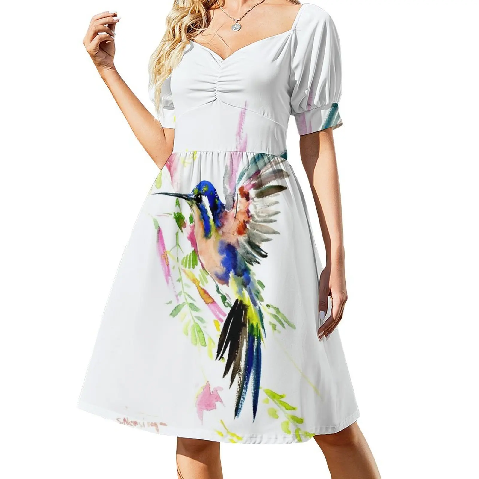 Flying Hummingbird Short-Sleeved Dress dresses for womens 2025 Clothing female dresses for women Dress
Flying Hummingbird Short-Sleeved Dress dresses for womens 2025 Clothing female dresses for women Dress