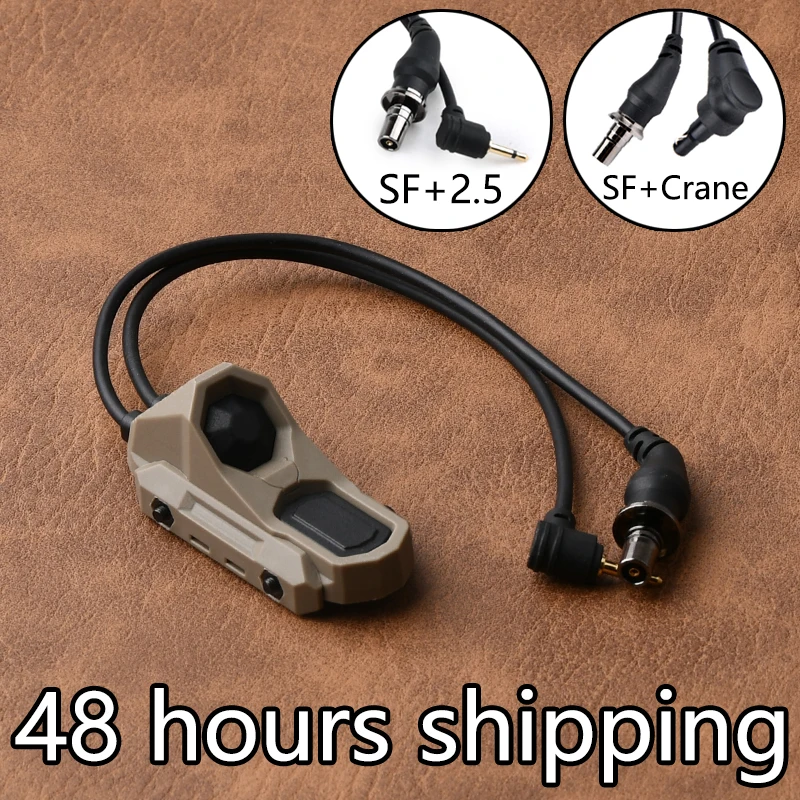 AXON Remote Dual Function Pressure Switch SF 2.5 Crane Plug For Tactical M300 M600 Flashlight ANPEQ15 NGAL DBAL OGL CQBL Laser
AXON Remote Dual Function Pressure Switch SF 2.5 Crane Plug For Tactical M300 M600 Flashlight ANPEQ15 NGAL DBAL OGL CQBL Laser
