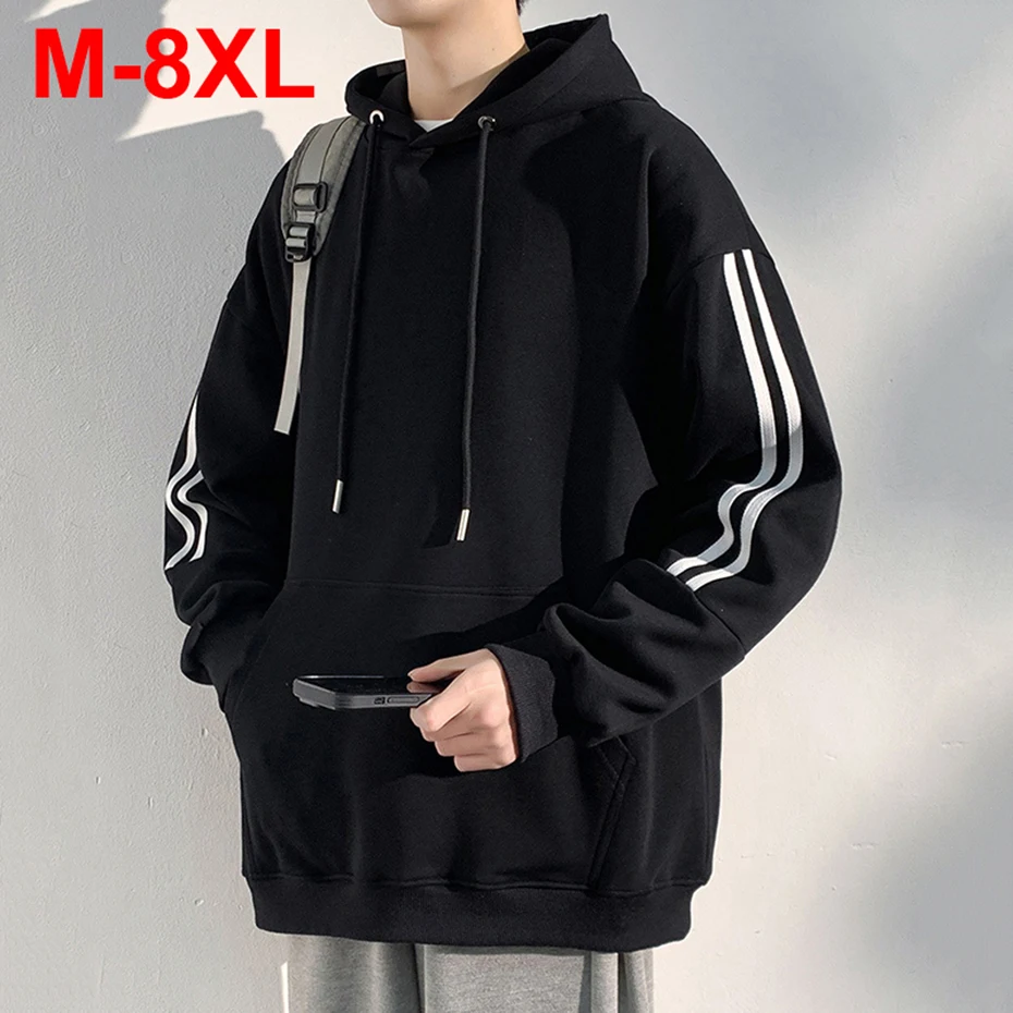 8XL Plus Size Hoodies Men Korean Fashion Black Pullover Hoodie Hooded Sweatshirts Man Big Size 7XL 6XL Hoodies Tracksuits
8XL Plus Size Hoodies Men Korean Fashion Black Pullover Hoodie Hooded Sweatshirts Man Big Size 7XL 6XL Hoodies Tracksuits