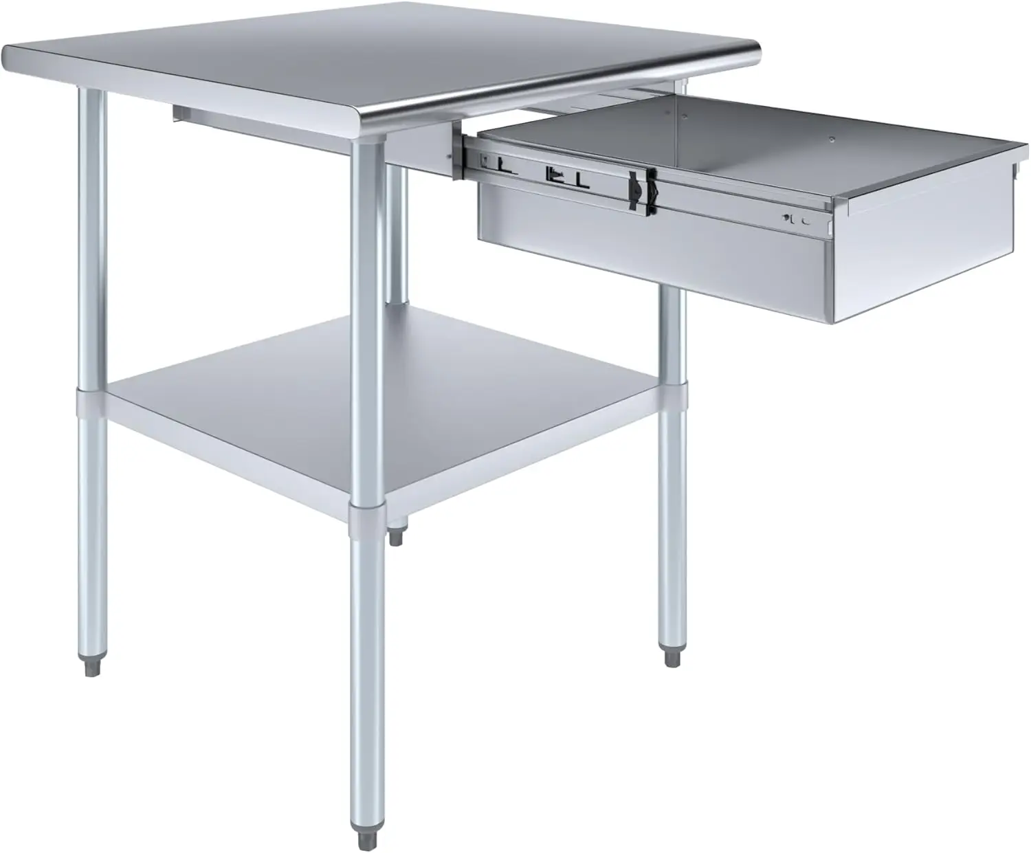 Stainless Steel Table with Drawer | Commercial & Residential Kitchen Laundry Garage Utility Bench | NSF Metal Prep Table
Stainless Steel Table with Drawer | Commercial & Residential Kitchen Laundry Garage Utility Bench | NSF Metal Prep Table