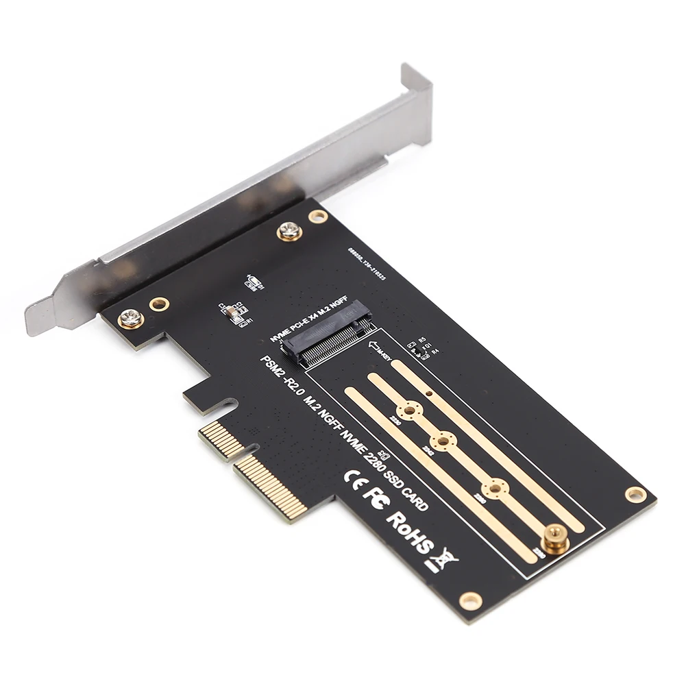 Адаптер M.2 PCIe — NVMe с алюминиевым радиатором, карта расширения PCIe4.0 X4 Gen4 NVMe M.2 2230/2242/2260/2280 M-key
Адаптер M.2 PCIe — NVMe с алюминиевым радиатором, карта расширения PCIe4.0 X4 Gen4 NVMe M.2 2230/2242/2260/2280 M-key