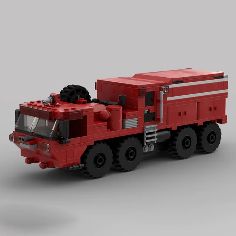401PCS MOC City Vehicle Oshkosh HEMTT Fire Truck Model DIY Puzzle Assembly Building Block Toy Children's Birthday Gift
401PCS MOC City Vehicle Oshkosh HEMTT Fire Truck Model DIY Puzzle Assembly Building Block Toy Children's Birthday Gift