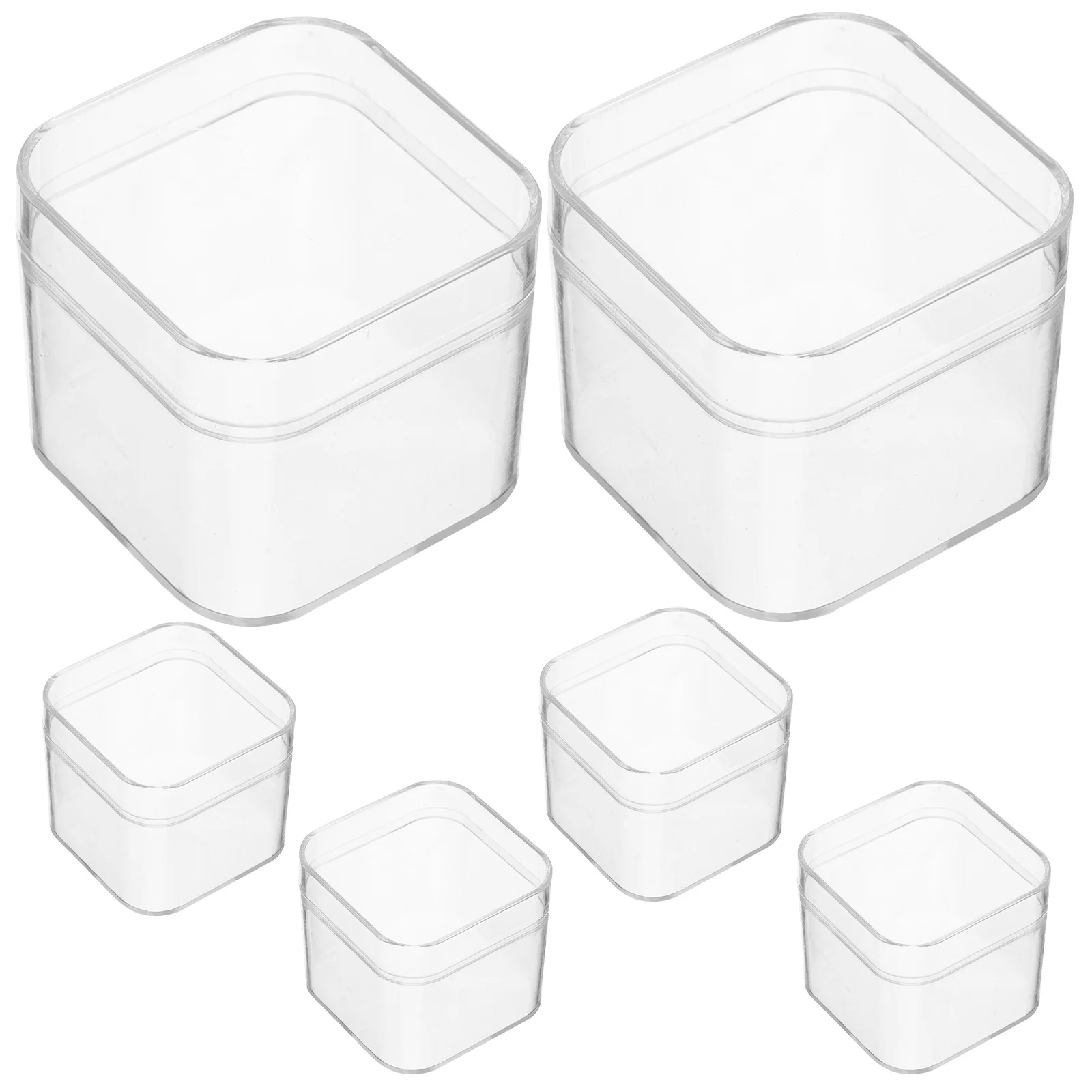 6 Pcs Square Candy Box Earplug Holder Clear Boxes for Treats Decorative Bead Container Mini Cube Storage Crystal
6 Pcs Square Candy Box Earplug Holder Clear Boxes for Treats Decorative Bead Container Mini Cube Storage Crystal