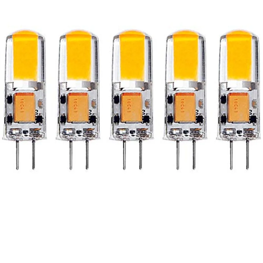 G4 LED Bulb 12V AC/DC 20W Halogen T3 Equivalent 200 Lumens 2700K Warm White Non-Dimmable Silicone Shatterproof - Under Cabinet
G4 LED Bulb 12V AC/DC 20W Halogen T3 Equivalent 200 Lumens 2700K Warm White Non-Dimmable Silicone Shatterproof - Under Cabinet