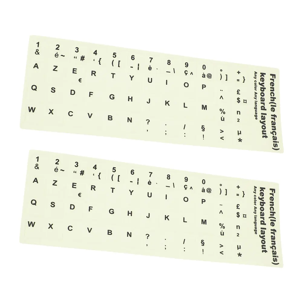 2Pcs Glow in The Dark Keyboard Stickers Luminous Laptop Desktop Universal Easy Installation Keyboard Stickers Laptop
2Pcs Glow in The Dark Keyboard Stickers Luminous Laptop Desktop Universal Easy Installation Keyboard Stickers Laptop
