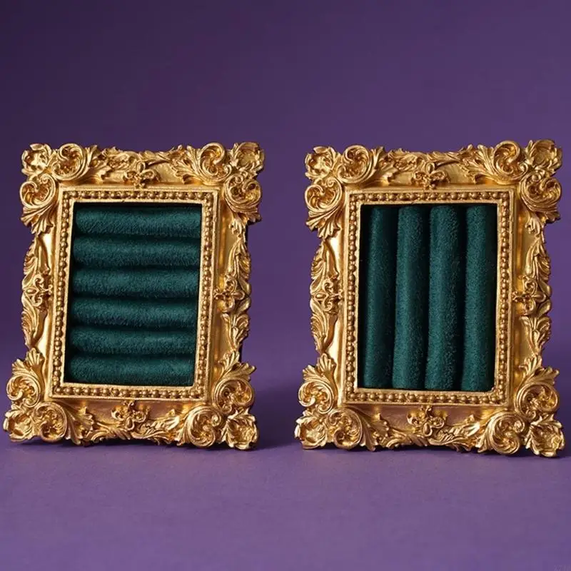 Elegant Resin Rings Dish Decorative Photo Frame Compact Jewelry Storage
Elegant Resin Rings Dish Decorative Photo Frame Compact Jewelry Storage