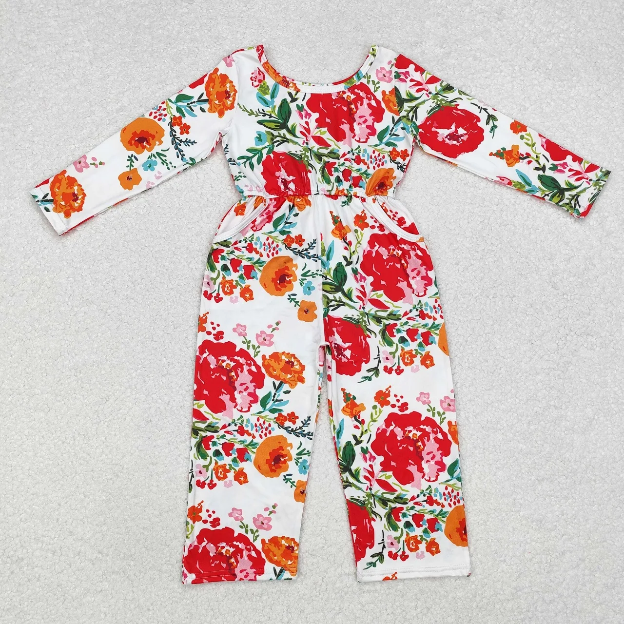 Wholesale Toddler Children Long Sleeves One-piece Kids Pocket Pants Infant Overalls Buttons Flower Romper Baby Girl Jumpsuit
Wholesale Toddler Children Long Sleeves One-piece Kids Pocket Pants Infant Overalls Buttons Flower Romper Baby Girl Jumpsuit