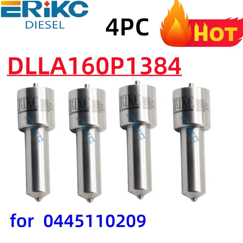 4PCS DLLA160P1384 Common Rail Injector Nozzle DLLA 160 P 1384 Fuel Injection Nozzle 0433171857 for Injection 0445110209
4PCS DLLA160P1384 Common Rail Injector Nozzle DLLA 160 P 1384 Fuel Injection Nozzle 0433171857 for Injection 0445110209