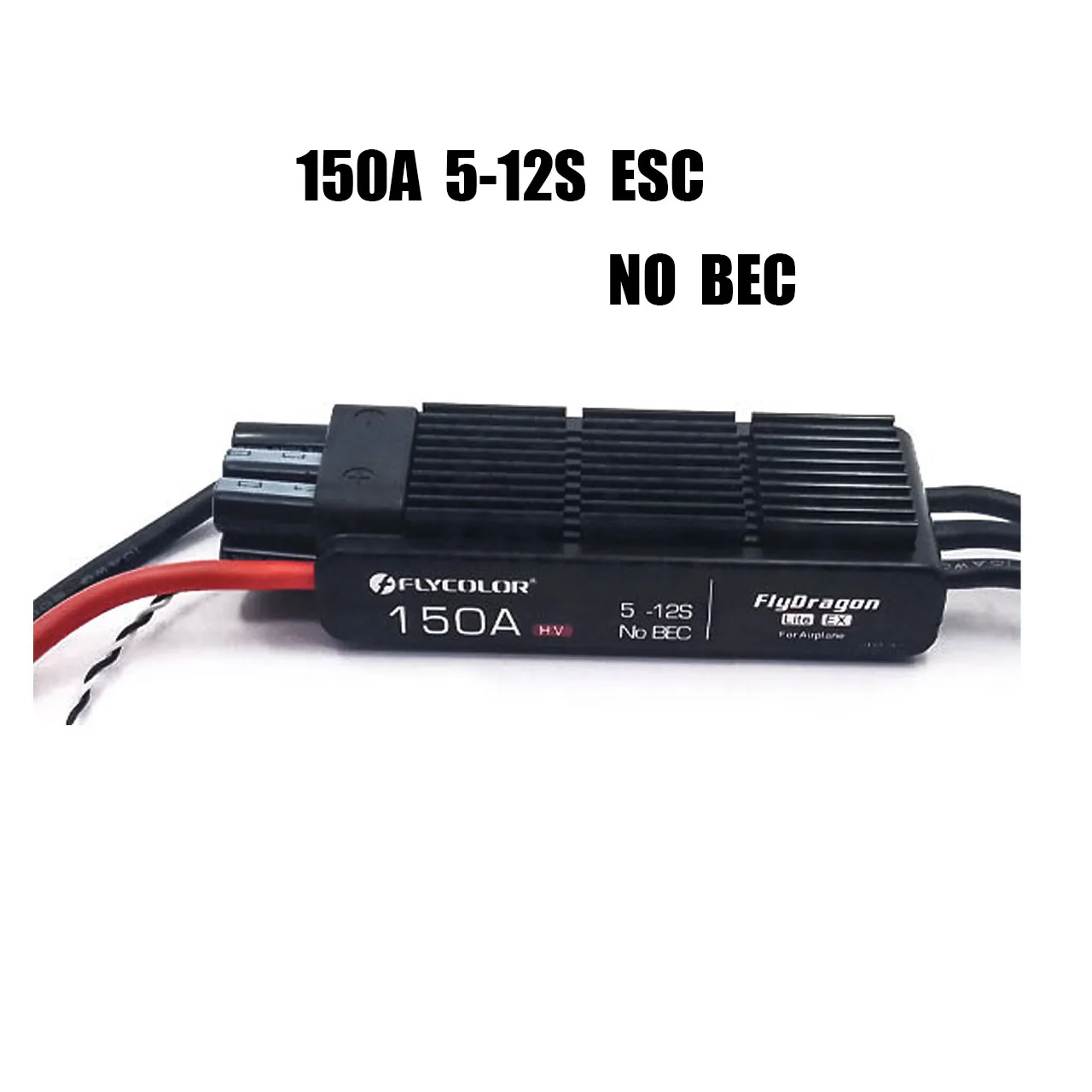 Flycolor FlyDragon 150A 5-12S (NO BEC) ESC Brushless Electronic Speed Controller for Aircraft Models
Flycolor FlyDragon 150A 5-12S (NO BEC) ESC Brushless Electronic Speed Controller for Aircraft Models