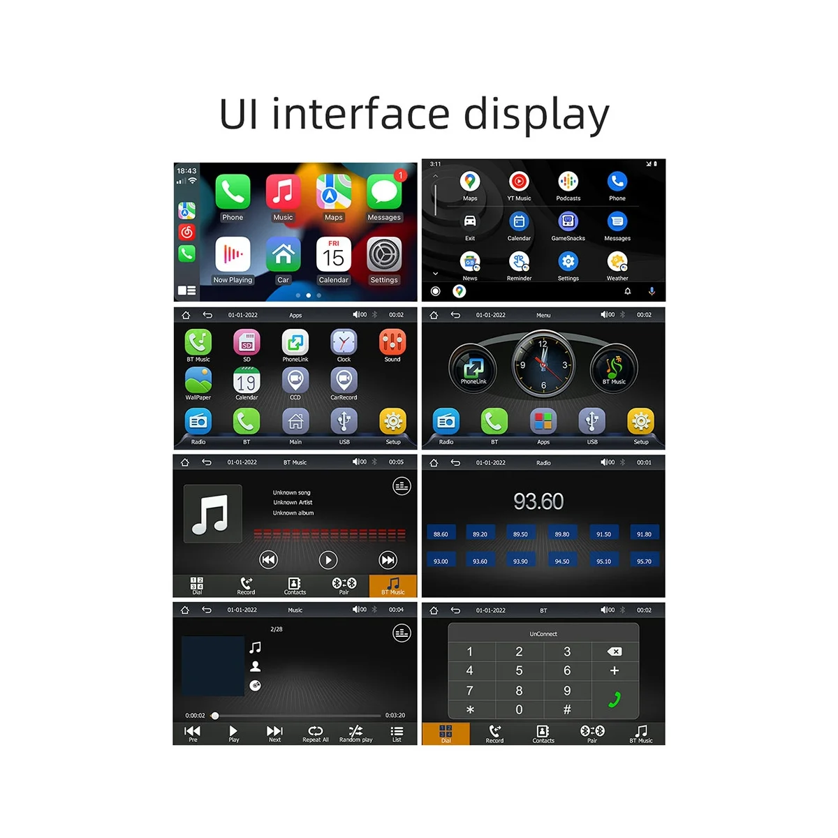 7Inch Car Touch Screen Wireless CarPlay Android Auto Car Portable Radio Bluetooth MP5 FM Receiver the Host B5301
7Inch Car Touch Screen Wireless CarPlay Android Auto Car Portable Radio Bluetooth MP5 FM Receiver the Host B5301