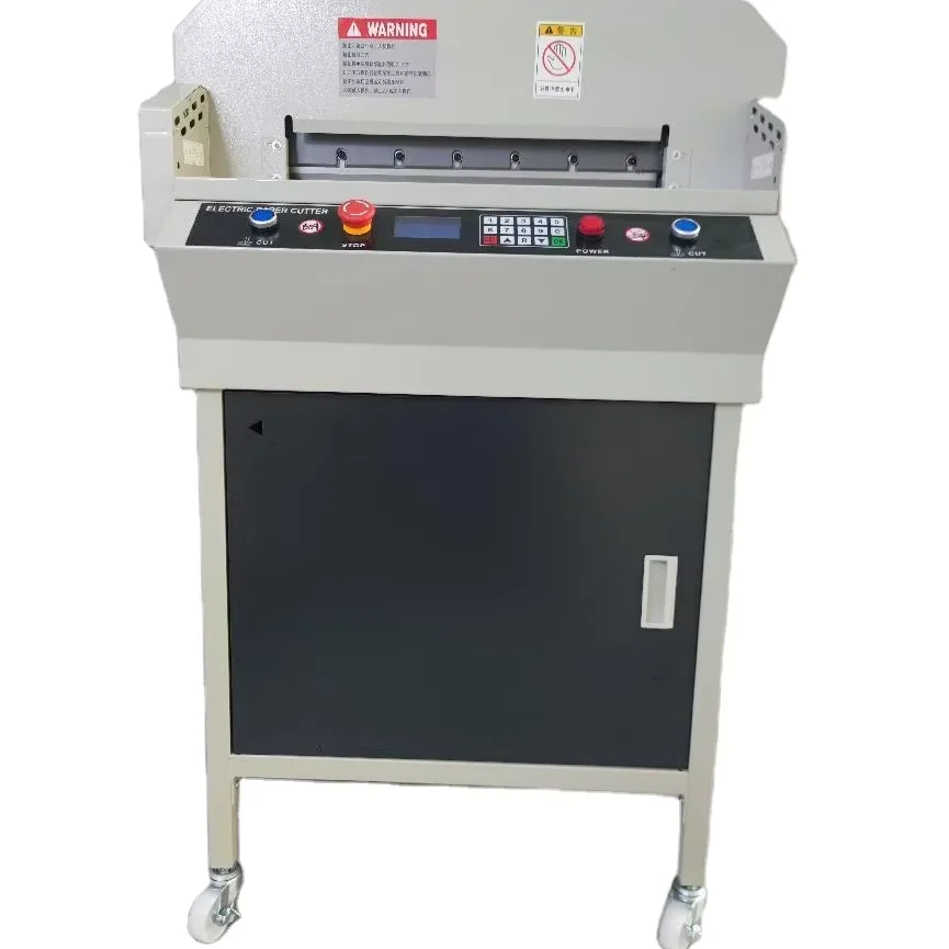 Высокоточный автоматический станок для резки бумаги 460 мм, электрический триммер в новом состоянии
Высокоточный автоматический станок для резки бумаги 460 мм, электрический триммер в новом состоянии