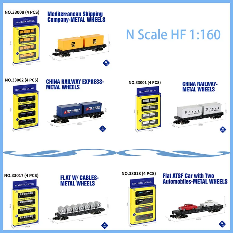 N Scale HF 1:160 Transport vehicle/tanker/Cable Carriage Set- Metal wheels Train Model Classics Adult Souvenir Gift
N Scale HF 1:160 Transport vehicle/tanker/Cable Carriage Set- Metal wheels Train Model Classics Adult Souvenir Gift