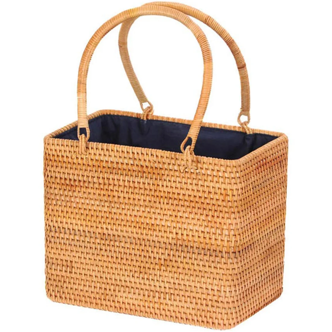Storage Basket Fashion Women Handmade Rattan Storage Basket Bamboo Bag Travel Holder Organizer
Storage Basket Fashion Women Handmade Rattan Storage Basket Bamboo Bag Travel Holder Organizer