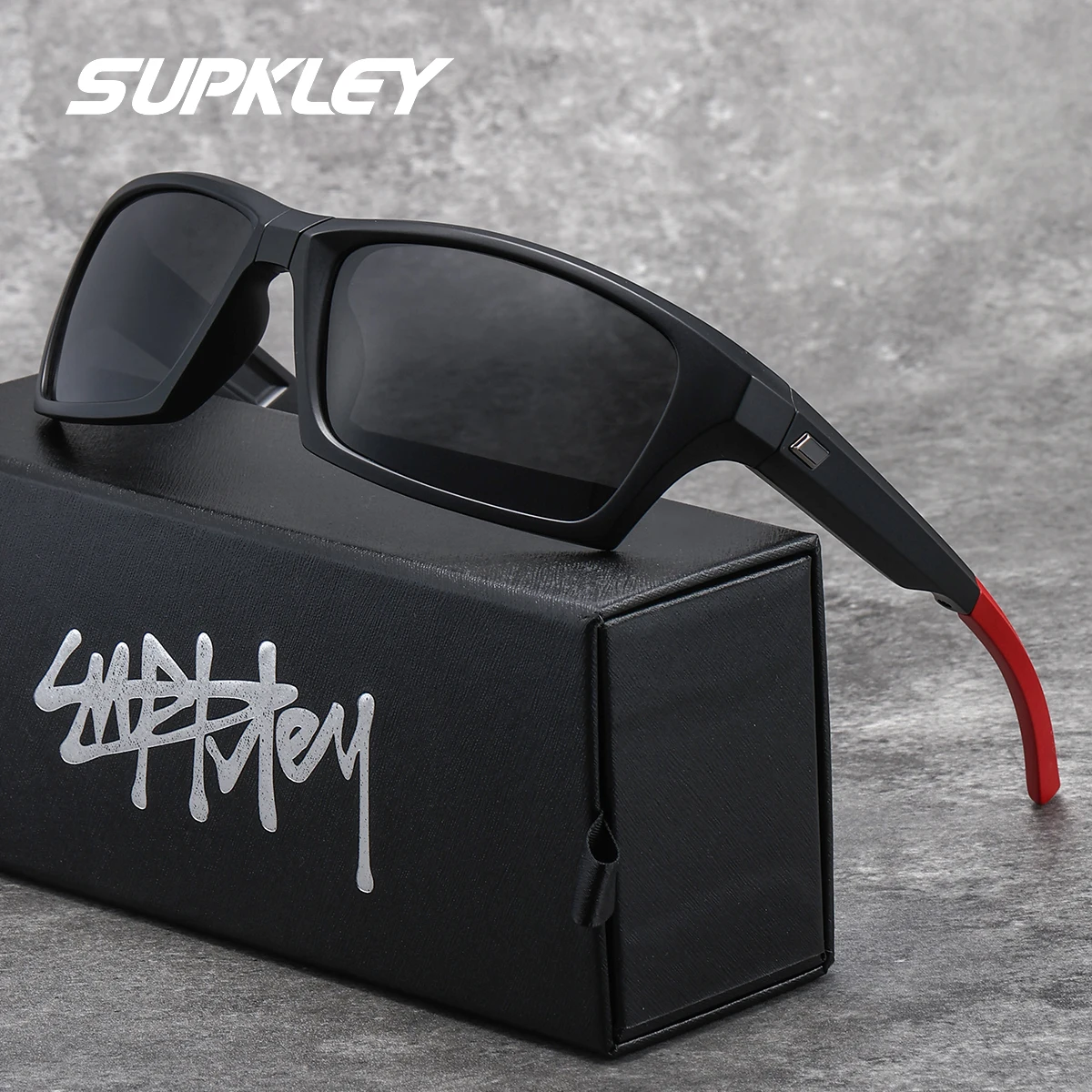 Легкие солнцезащитные очки SUPKLEY в спортивном стиле со складной квадратной оправой, устойчивые к ультрафиолетовому излучению, для рыбалки и пешего туризма, уменьшающие блики
Легкие солнцезащитные очки SUPKLEY в спортивном стиле со складной квадратной оправой, устойчивые к ультрафиолетовому излучению, для рыбалки и пешего туризма, уменьшающие блики