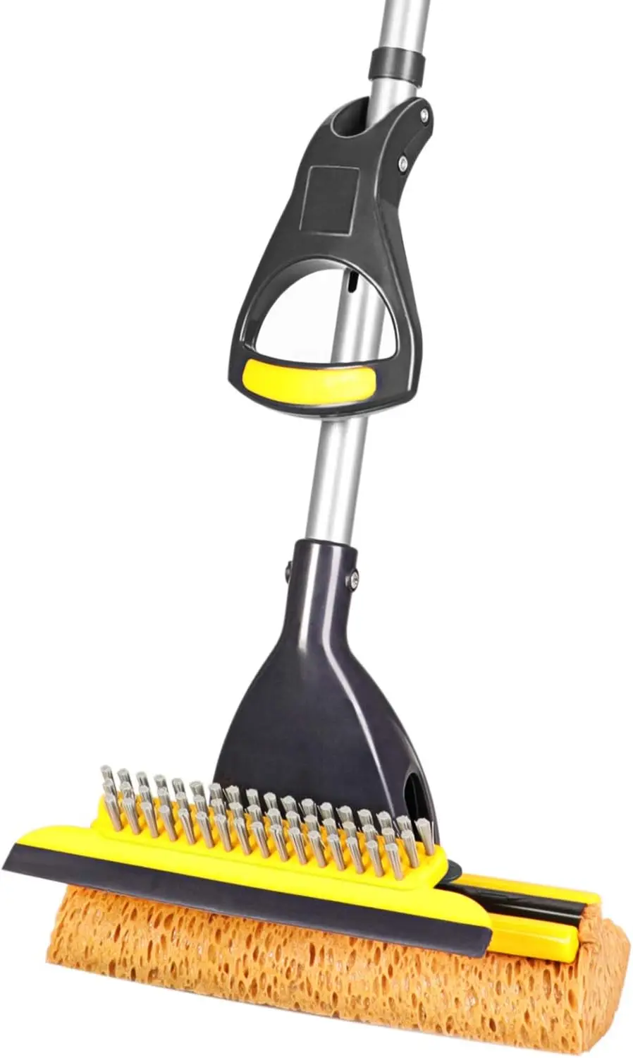 Sponge Mop for Home and Commercial Tile Bathroom Garage Cleaning with Squeegee Extendable Handle 42 to 52 Inches
Sponge Mop for Home and Commercial Tile Bathroom Garage Cleaning with Squeegee Extendable Handle 42 to 52 Inches
