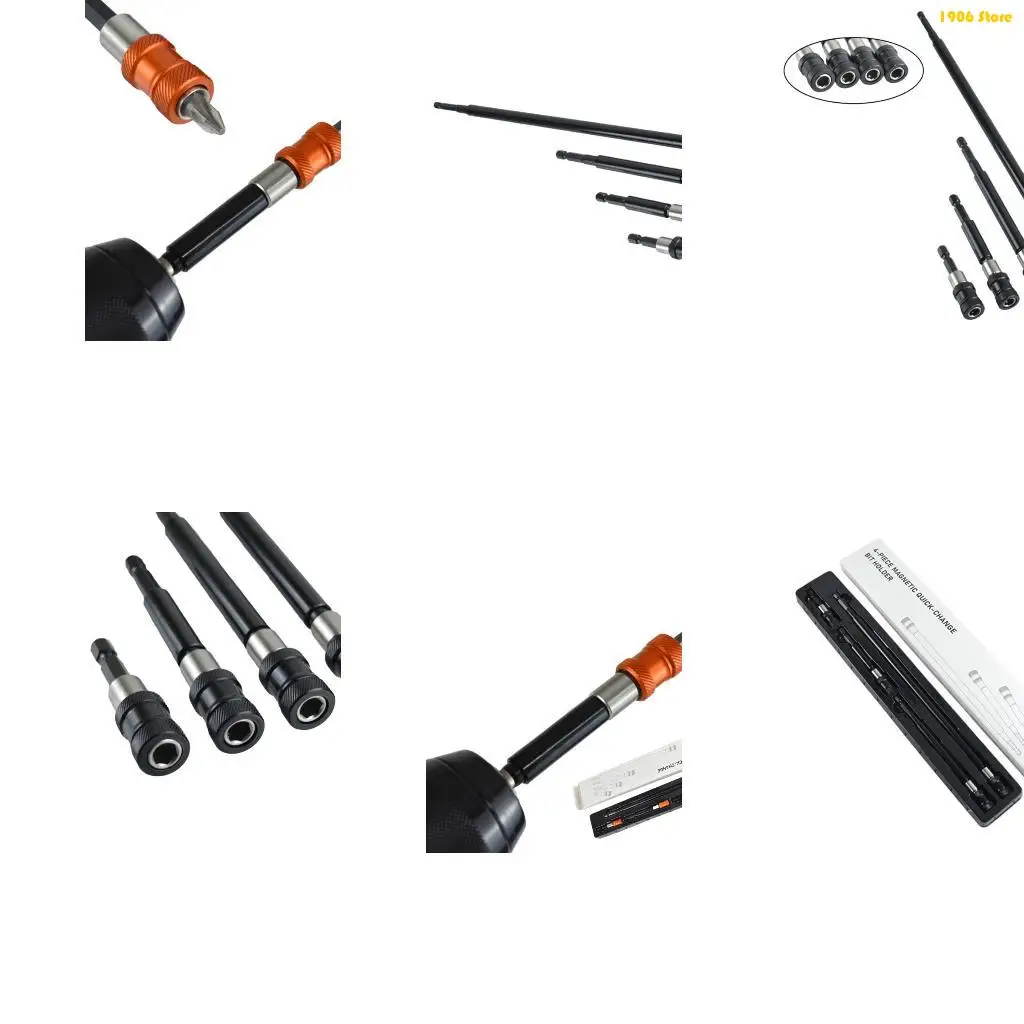 U1JB 4Pcs 60/100/150/300mm Hexagonal Handle 1/4inch Quick Changing Joint Bit Holder
U1JB 4Pcs 60/100/150/300mm Hexagonal Handle 1/4inch Quick Changing Joint Bit Holder