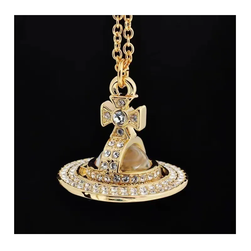 Necklace Riveted Planet UFO Pendant Medium Multi-row Flash Diamond Three-dimensional Saturn Necklace Spot
Necklace Riveted Planet UFO Pendant Medium Multi-row Flash Diamond Three-dimensional Saturn Necklace Spot