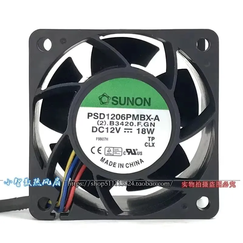 Оригинальный PSD1206PMBX-A 60*60*38 мм 12 В 18 Вт 6 см высокоскоростной жестокий вентилятор охлаждения сервера корпуса 
Оригинальный PSD1206PMBX-A 60*60*38 мм 12 В 18 Вт 6 см высокоскоростной жестокий вентилятор охлаждения сервера корпуса