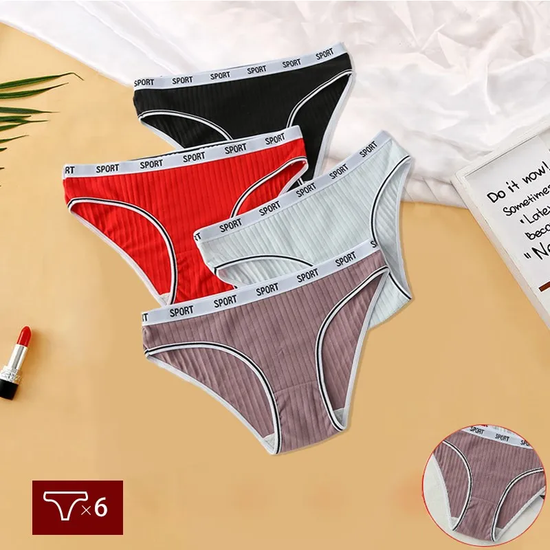 6PCS/Set Ladies Cotton Comfortable Panties Female Underpants Sexy for Women Soft Briefs Underwear Lingerie
6PCS/Set Ladies Cotton Comfortable Panties Female Underpants Sexy for Women Soft Briefs Underwear Lingerie