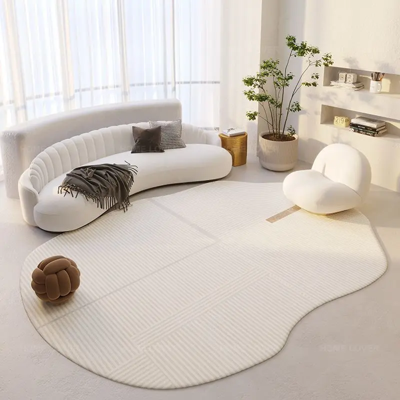 Modern Minimalist Bedroom Decor Rug Irregular Living Room Decoration Shaped Rugs Fluffy Soft Anti-slip Mat Thicken Study Carpet
Modern Minimalist Bedroom Decor Rug Irregular Living Room Decoration Shaped Rugs Fluffy Soft Anti-slip Mat Thicken Study Carpet