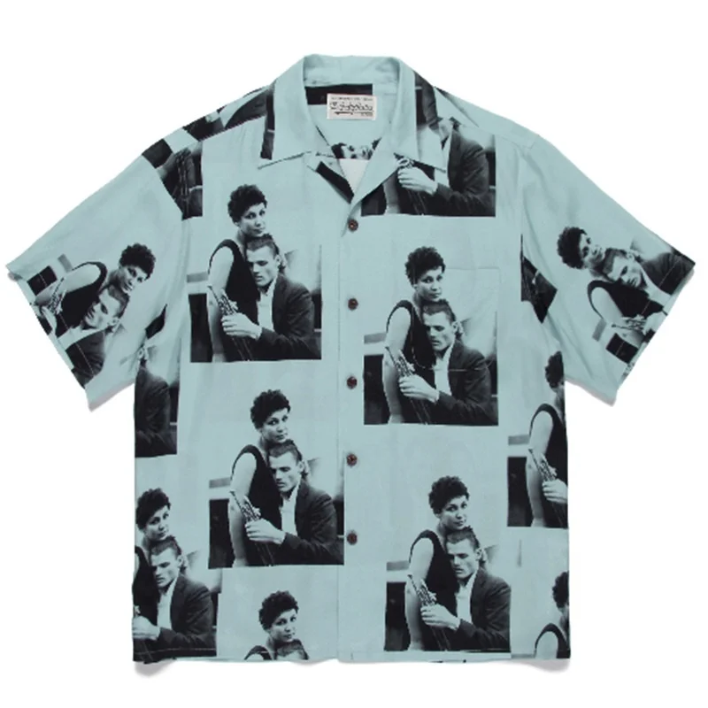 WACKO MARIA Jazz Music People Hawaii Short Sleeve Shirt Street Clothing Summer High End Short Sleeve Shirt
WACKO MARIA Jazz Music People Hawaii Short Sleeve Shirt Street Clothing Summer High End Short Sleeve Shirt