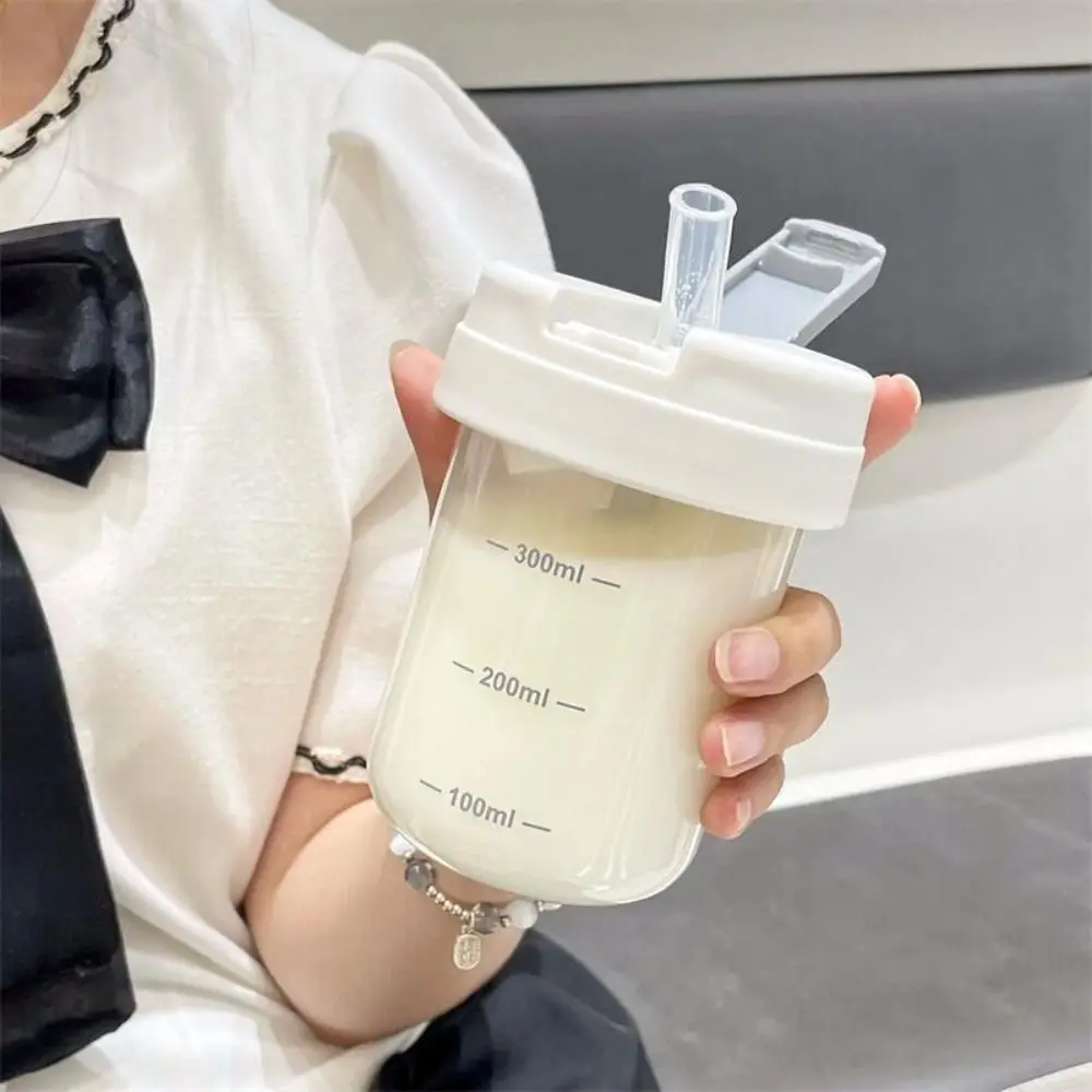 Portable With 300ml Tick Mark Straw Water Cups Plastic Small Size Coffee Milk Bottles Water Bottle Daily Use
Portable With 300ml Tick Mark Straw Water Cups Plastic Small Size Coffee Milk Bottles Water Bottle Daily Use