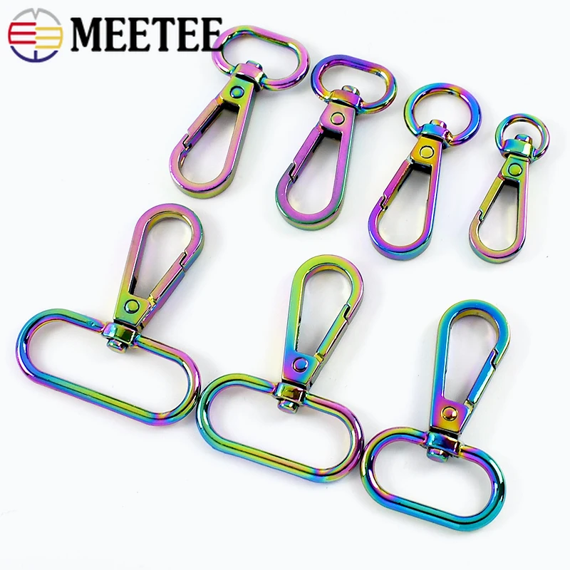 5/10Pcs 8-38mm Colorful Metal Buckles Swivel Lobster Clasp for Keychain Bag Strap Snap Hook Carabiner Clips Hardware Accessories
5/10Pcs 8-38mm Colorful Metal Buckles Swivel Lobster Clasp for Keychain Bag Strap Snap Hook Carabiner Clips Hardware Accessories