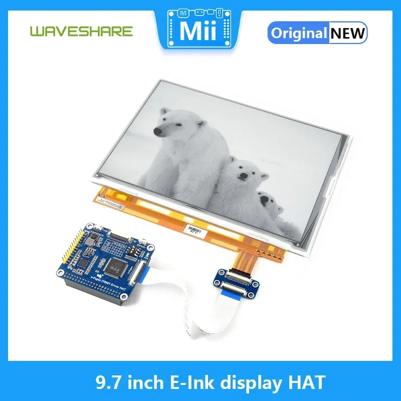 Raspberry Pi 9,7-дюймовый дисплей E-Ink HAT для Raspberry Pi Zero/Zero W/Zero WH/2B/3B/3B+ Waveshare электронная бумага интерфейс USB/SPI/I80
Raspberry Pi 9,7-дюймовый дисплей E-Ink HAT для Raspberry Pi Zero/Zero W/Zero WH/2B/3B/3B+ Waveshare электронная бумага интерфейс USB/SPI/I80