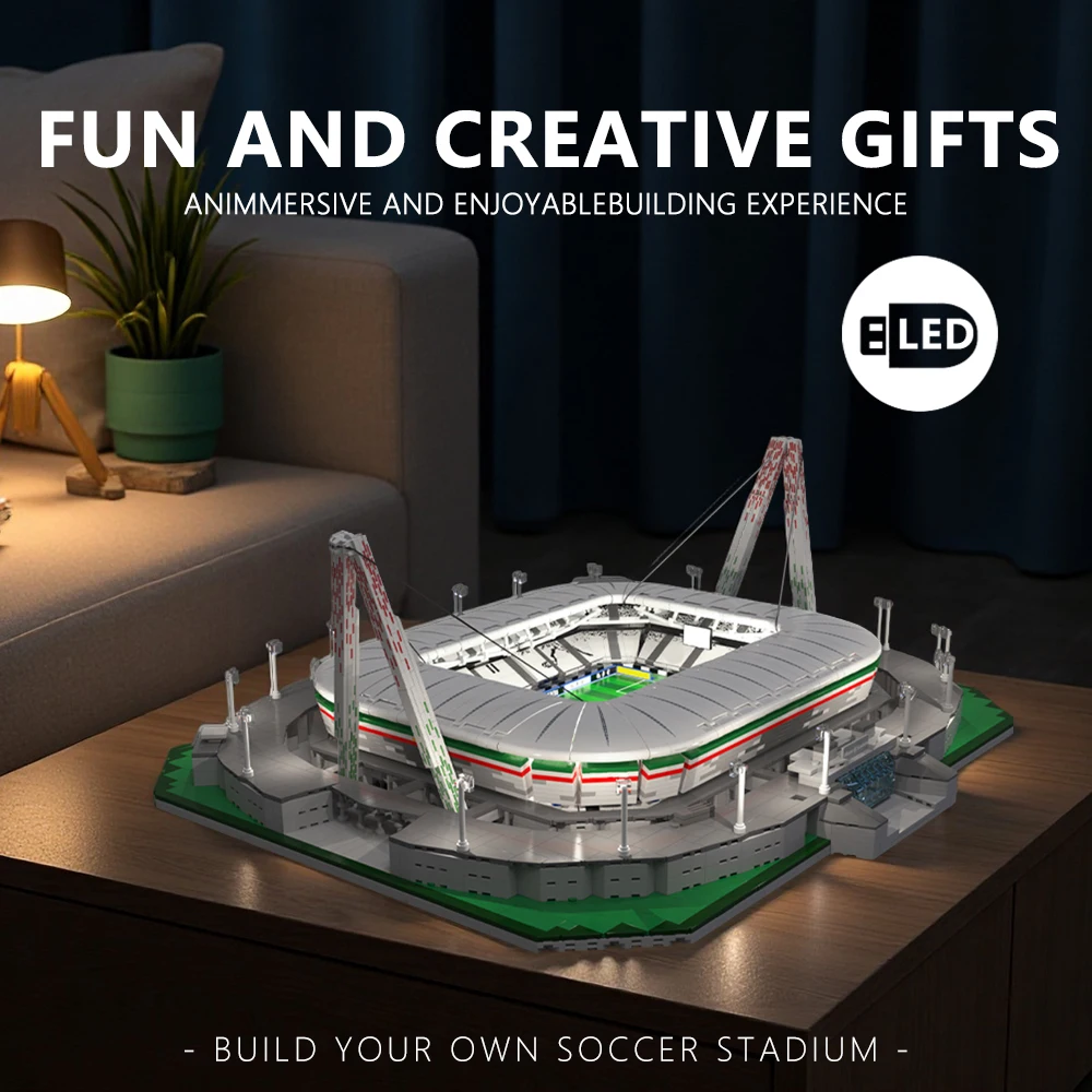 Быстрая доставка 3638 шт. Италия AL футбольный стадион строительные блоки с улучшенными навыками здания футбольный клуб игрушки для любителей спорта 
Быстрая доставка 3638 шт. Италия AL футбольный стадион строительные блоки с улучшенными навыками здания футбольный клуб игрушки для любителей спорта