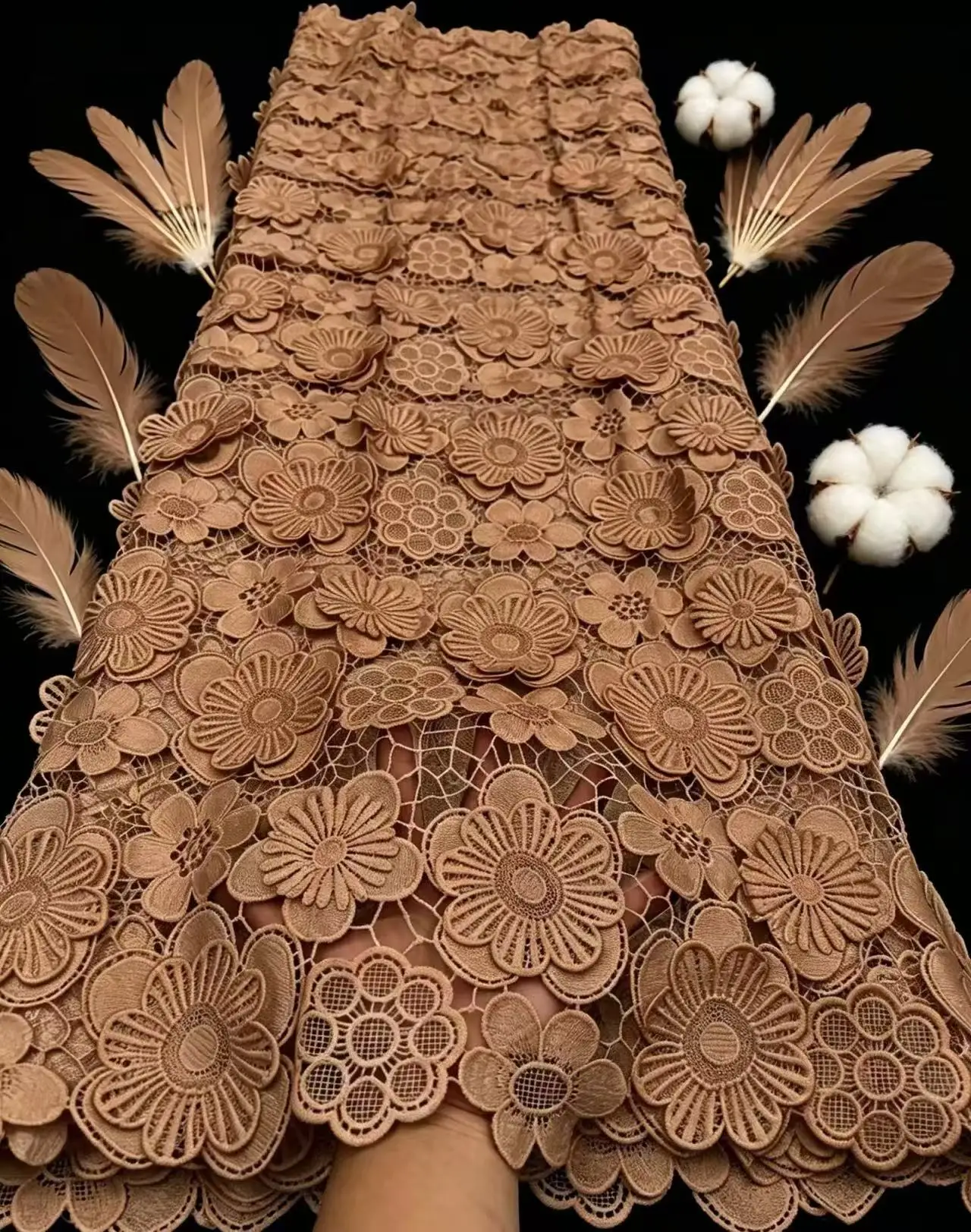 2026 Nigerian Cord Guipure Lace Fabric High Quality 5 Yards Knitted Water Soluble African Lace Fabric Wedding Dress for Sewing
2026 Nigerian Cord Guipure Lace Fabric High Quality 5 Yards Knitted Water Soluble African Lace Fabric Wedding Dress for Sewing