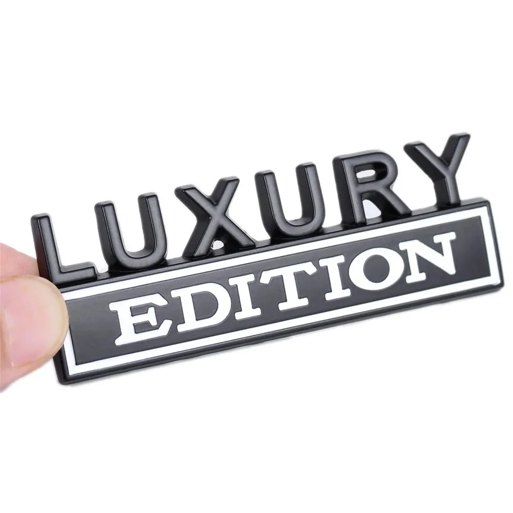2 Pieces White Black LUXURY EDITION Logo Stickers Accessories Fender Door Trunk Emblem
2 Pieces White Black LUXURY EDITION Logo Stickers Accessories Fender Door Trunk Emblem