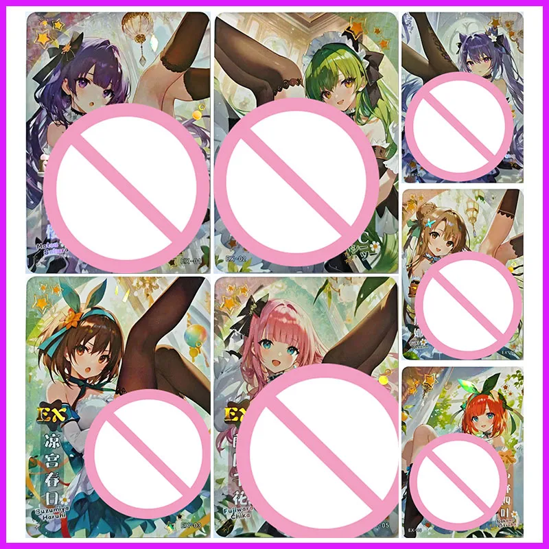 Коллекционная карточка Anime Goddess Story Rare EX: Накано Ёцуба, Асуна, Кэцин, Фудживара Чика, Мато Сакура — игрушки для мальчиков, подарок на день рождения
Коллекционная карточка Anime Goddess Story Rare EX: Накано Ёцуба, Асуна, Кэцин, Фудживара Чика, Мато Сакура — игрушки для мальчиков, подарок на день рождения