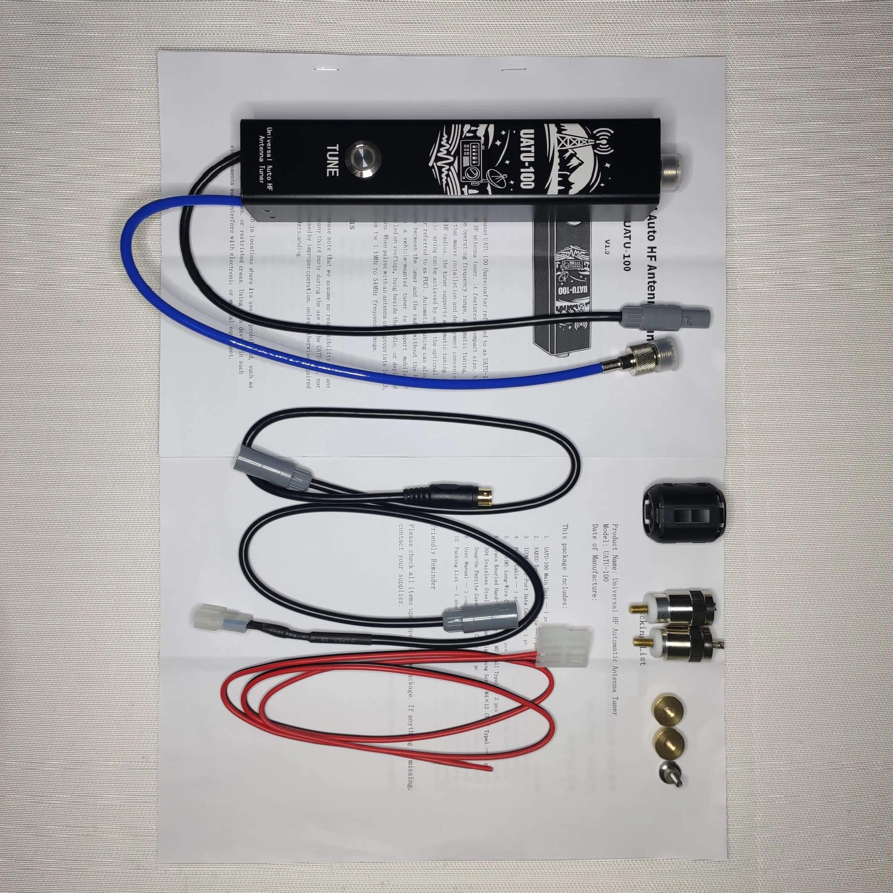 Univeral Auto HF Antenna Tuner UATU-100 1.8MHz–54MHz For YAESU ICOM Radio ATU-100
Univeral Auto HF Antenna Tuner UATU-100 1.8MHz–54MHz For YAESU ICOM Radio ATU-100
