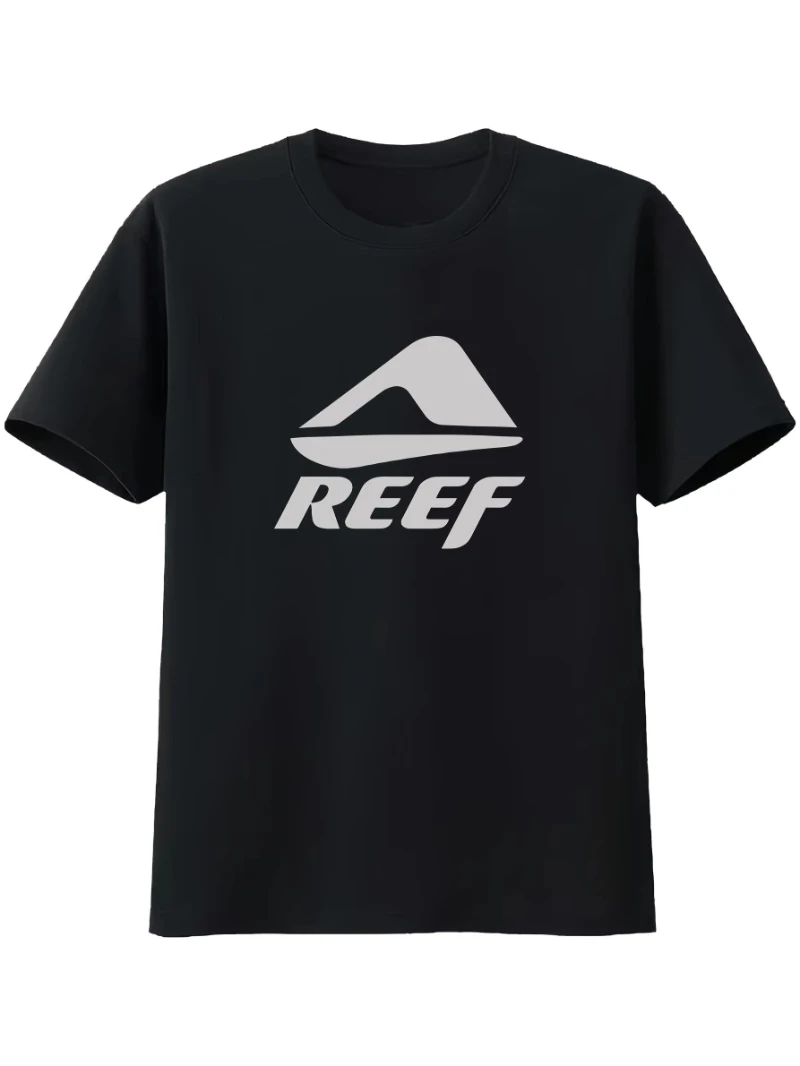 Лето 2022, горячая распродажа, пляжная футболка REEF SURF, мужская и женская футболка, хлопковая футболка с круглым вырезом, простой стиль, повседневные футболки
Лето 2022, горячая распродажа, пляжная футболка REEF SURF, мужская и женская футболка, хлопковая футболка с круглым вырезом, простой стиль, повседневные футболки