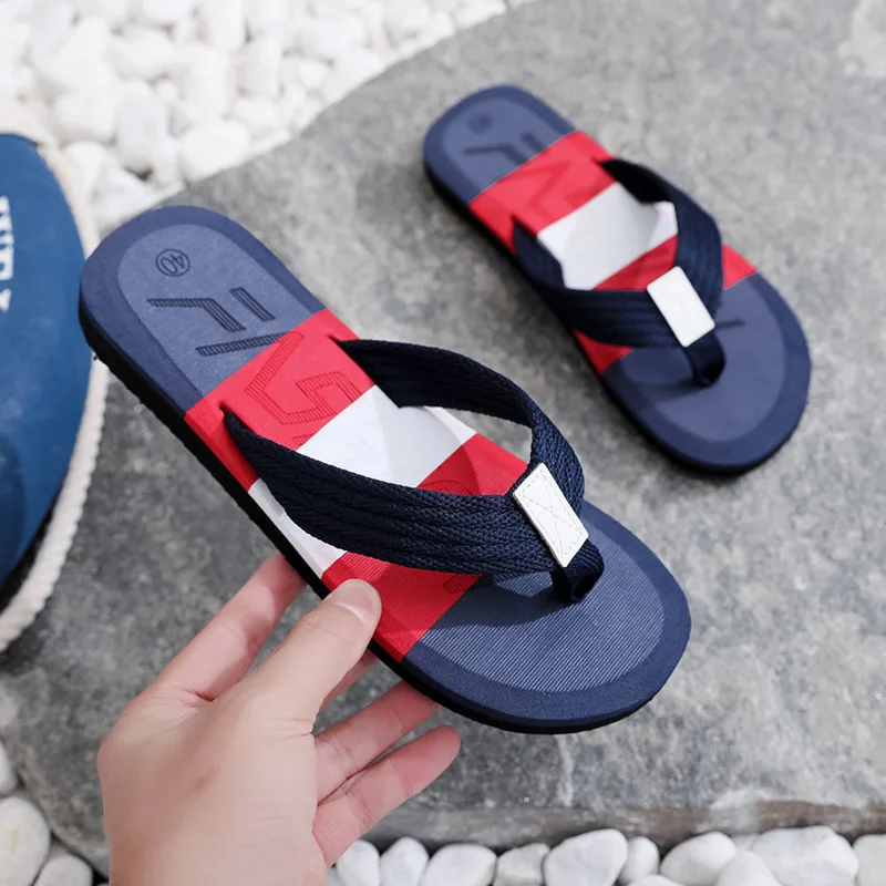 Men Flip Flops Summer Color Block Trendy Fashion Lightweight Non Slip Casual Slippers For Indoor Outdoor Beach Daily Wear
Men Flip Flops Summer Color Block Trendy Fashion Lightweight Non Slip Casual Slippers For Indoor Outdoor Beach Daily Wear