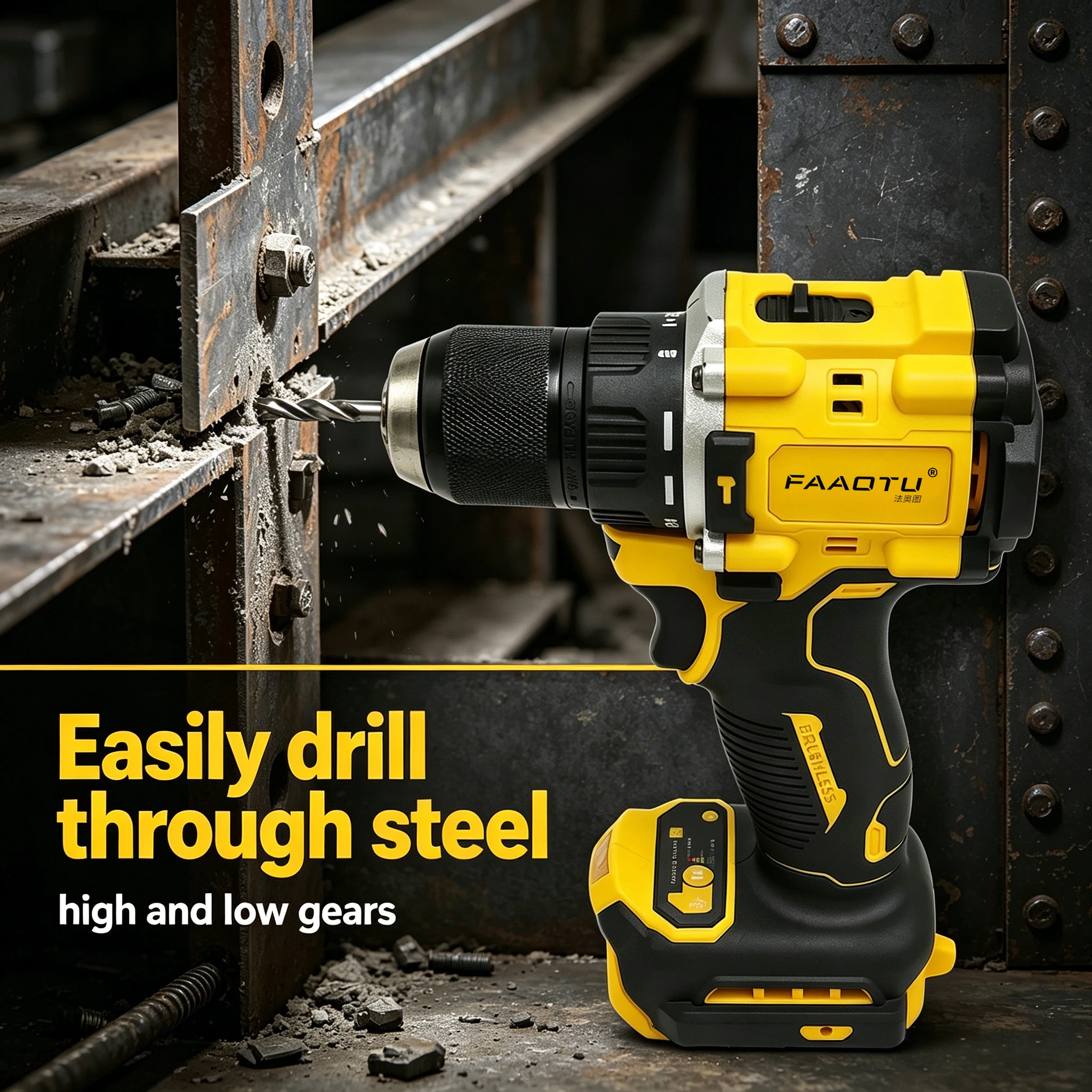 FAAOTU 805 Brushless Cordless Drill, Heavy-Duty Power,Same Reliability as DW for All Projects Suitable for DW battery NO battery
FAAOTU 805 Brushless Cordless Drill, Heavy-Duty Power,Same Reliability as DW for All Projects Suitable for DW battery NO battery