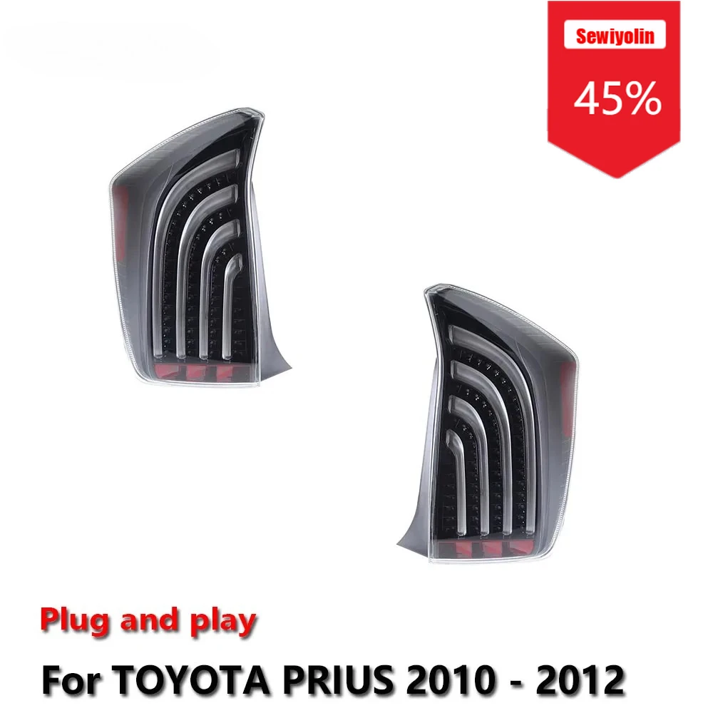 Автомобильные светодиодные задние фонари Sewiyolin в сборе для Toyota PRIUS 2010-2012 авто противотуманные фары DRL тормозного указателя поворота Plug and Play
Автомобильные светодиодные задние фонари Sewiyolin в сборе для Toyota PRIUS 2010-2012 авто противотуманные фары DRL тормозного указателя поворота Plug and Play