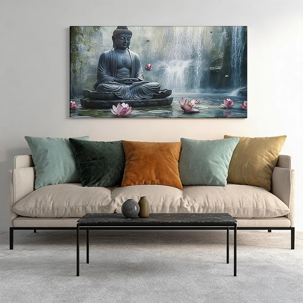 1pcwooden frame canvas decorative painting Buddha statue, waterfall, lotus pond.Corridor, Living Room Decoration
1pcwooden frame canvas decorative painting Buddha statue, waterfall, lotus pond.Corridor, Living Room Decoration