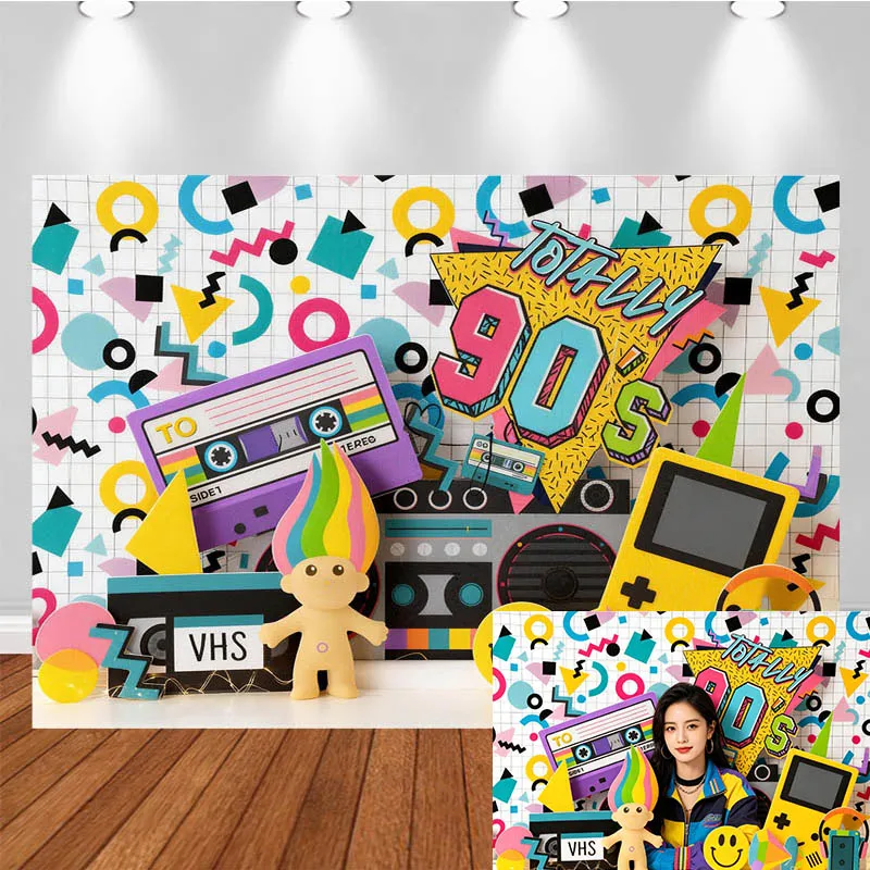 LS Photography Backdrop Cartoon Tape Recorder Game Console Tape Decor Birthday Cake Smash Kids Adult Portrait Photo Background
LS Photography Backdrop Cartoon Tape Recorder Game Console Tape Decor Birthday Cake Smash Kids Adult Portrait Photo Background