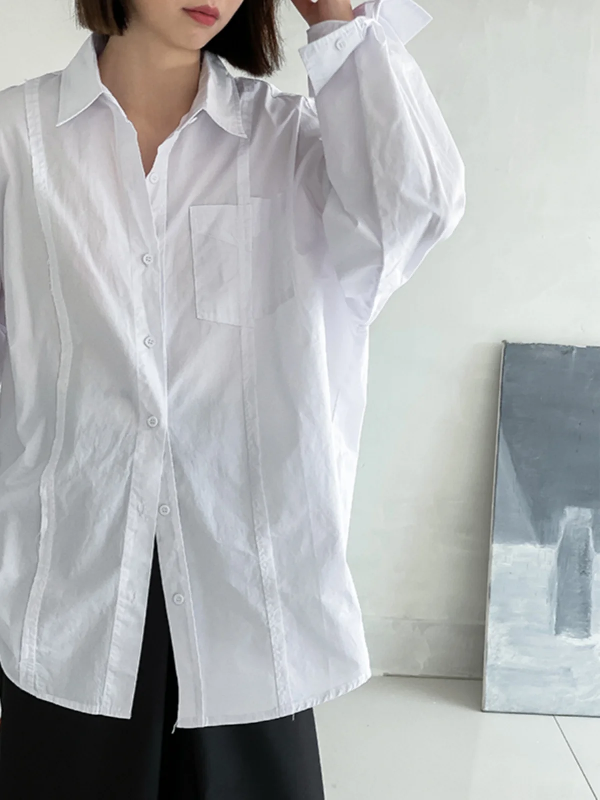 Футболка-поло Phil Dan Mountain Personali Splice с длинным рукавом, черно-белая, свободного кроя, средней длины, из хлопка, повседневная
Футболка-поло Phil Dan Mountain Personali Splice с длинным рукавом, черно-белая, свободного кроя, средней длины, из хлопка, повседневная