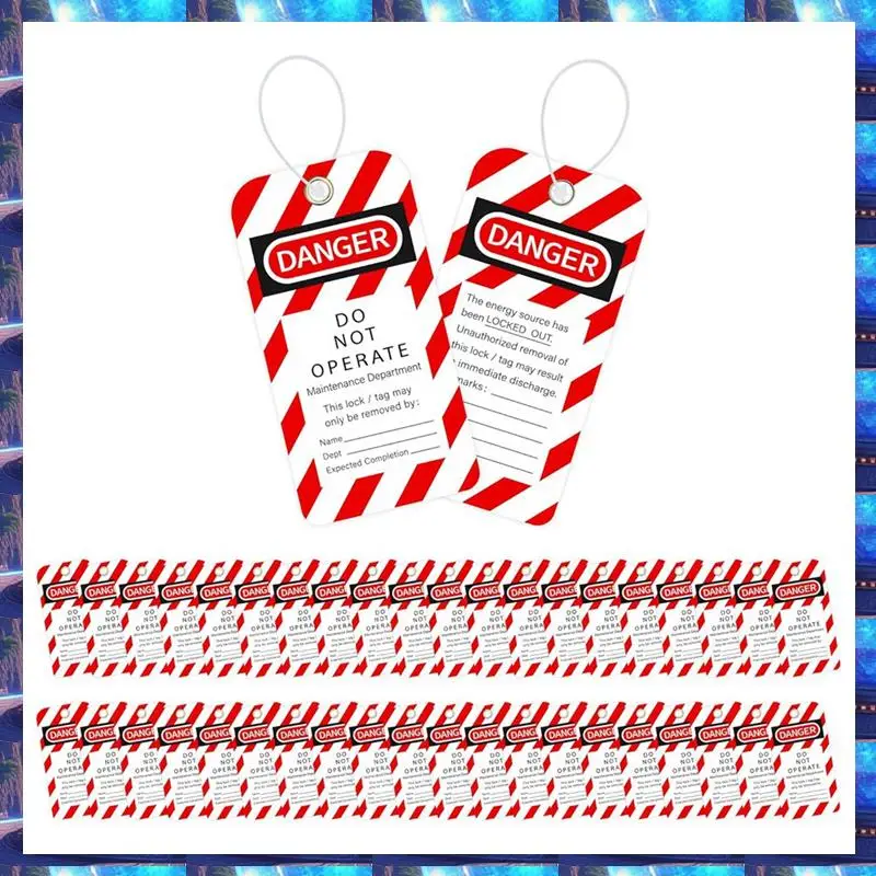 2025 Lockout Tagout Tags Tear & Water Resistant Loto Tags 3 X 5.75-Inch, 40 Danger Do Not Operate Tags With 40 Zip Ties Parts Ki
2025 Lockout Tagout Tags Tear & Water Resistant Loto Tags 3 X 5.75-Inch, 40 Danger Do Not Operate Tags With 40 Zip Ties Parts Ki