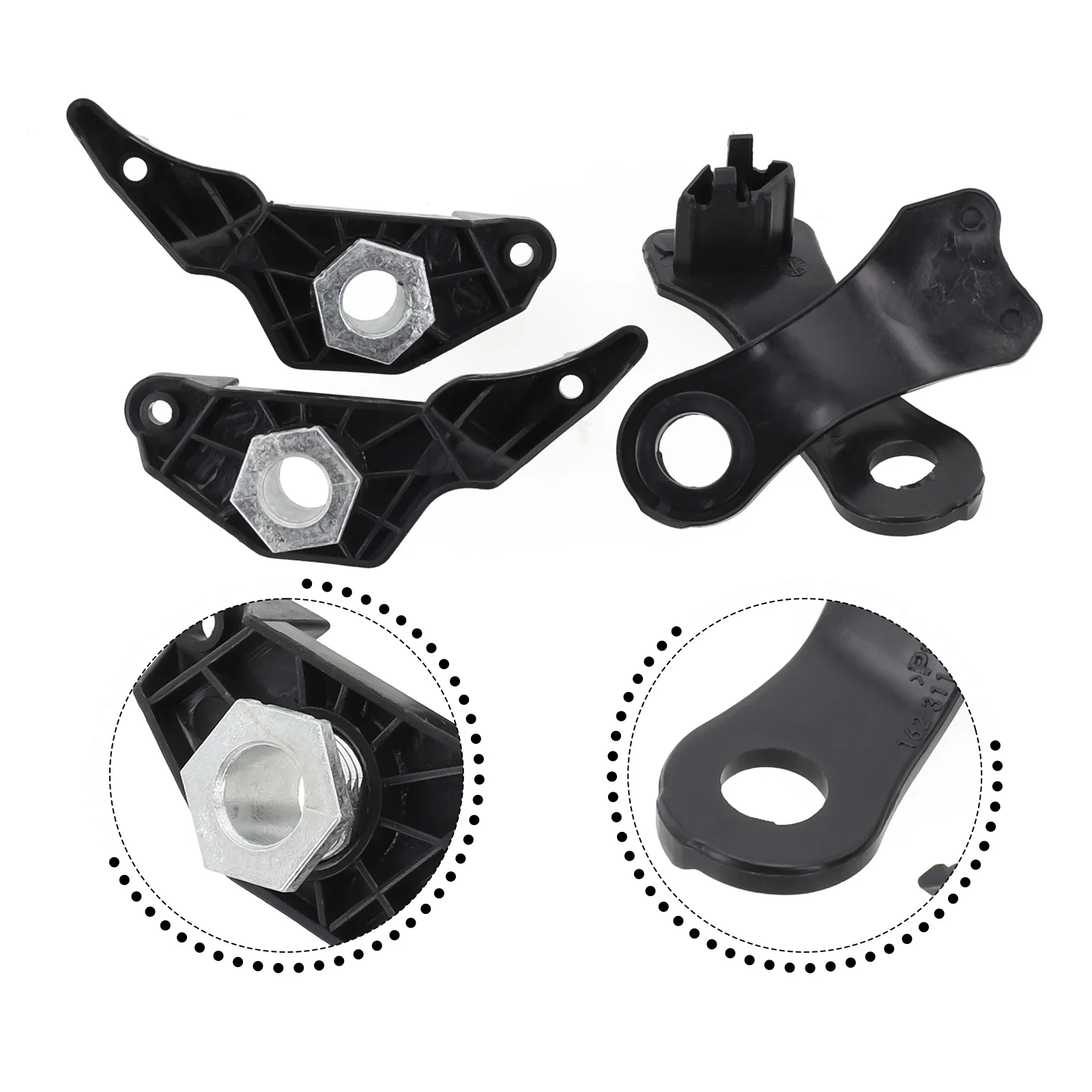 4pcs Right+Left Headlight Repair Brackets For BMW 525i 530i 540i 550i Front Side Car Lamps Brackets Accessories For The Car
4pcs Right+Left Headlight Repair Brackets For BMW 525i 530i 540i 550i Front Side Car Lamps Brackets Accessories For The Car