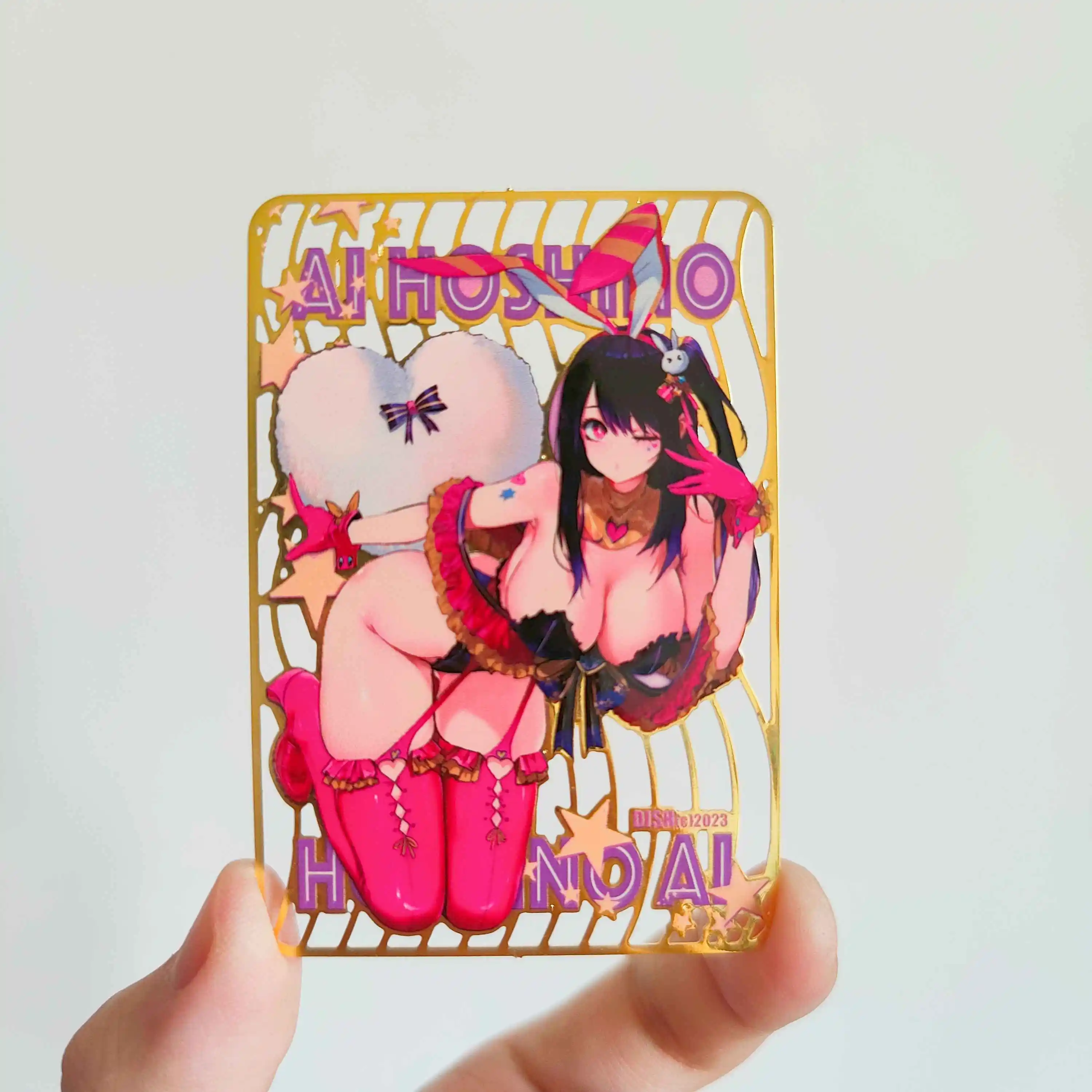 Diy Self Made 59X86Mm Oshi No Ko Hoshino Ai Металлическая коллекционная карта Hoshino Ai Металлические закладки Аниме Карты Подарочные игрушки
Diy Self Made 59X86Mm Oshi No Ko Hoshino Ai Металлическая коллекционная карта Hoshino Ai Металлические закладки Аниме Карты Подарочные игрушки