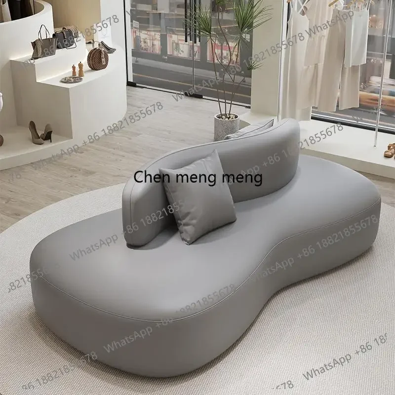 Cat-scratch-resistant Leather Double-sided Arc-shaped Sofa Beauty Salon Reception Rest Areas Creative Sofa Simple ModernA178
Cat-scratch-resistant Leather Double-sided Arc-shaped Sofa Beauty Salon Reception Rest Areas Creative Sofa Simple ModernA178
