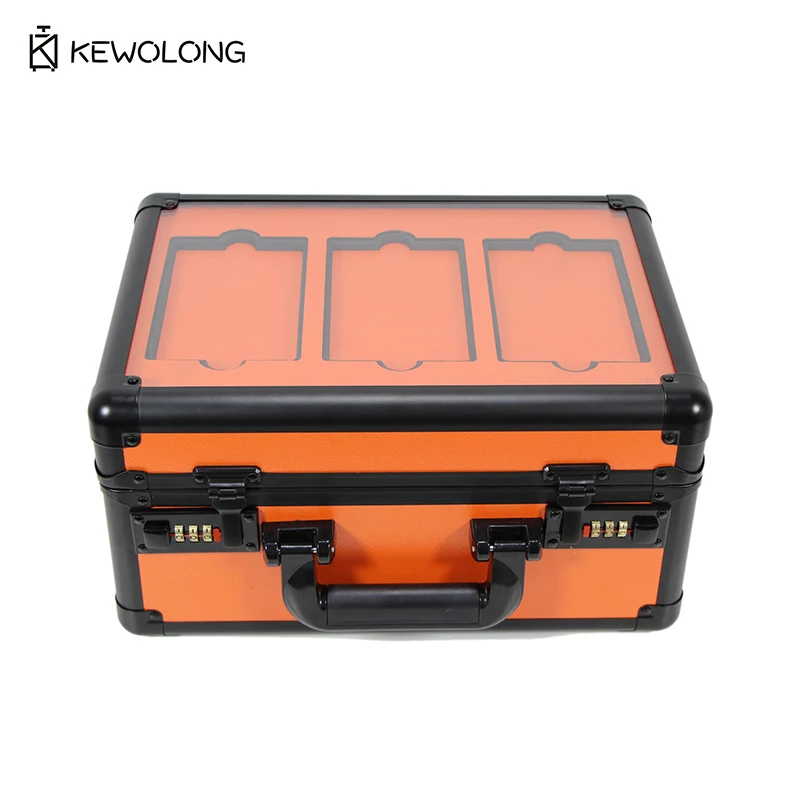 Aluminum Alloy Graded Card Storage Box, Double Layer 3 Slot PSA BGS Trading Card Case, Secure Lockable Carrying Case
Aluminum Alloy Graded Card Storage Box, Double Layer 3 Slot PSA BGS Trading Card Case, Secure Lockable Carrying Case