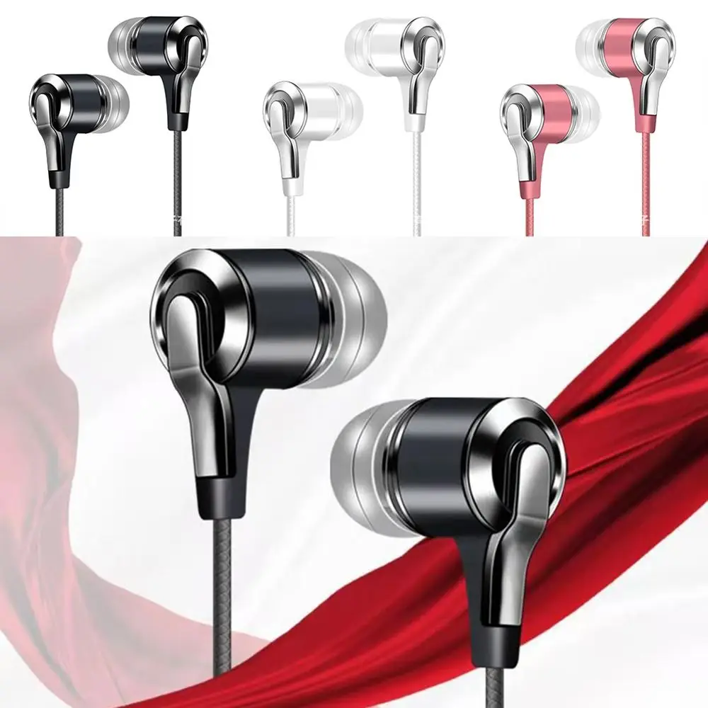 Portable 3.5mm Earphones in Ear High Definition Headphones Noise Canceling Stereo Wired Headset
Portable 3.5mm Earphones in Ear High Definition Headphones Noise Canceling Stereo Wired Headset