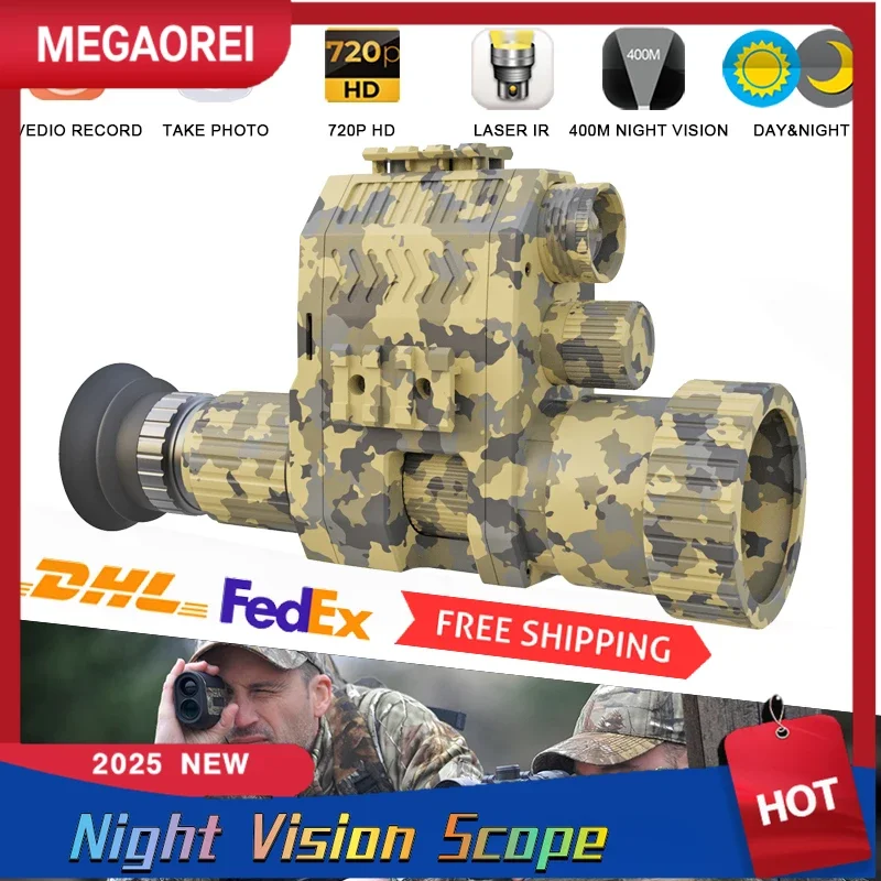 Megaorei NK007 Series Digital Night Hunting Scope Camouflage Optics HD1080P Hunting Cameras Full Size Screen 850nm Laser I
Megaorei NK007 Series Digital Night Hunting Scope Camouflage Optics HD1080P Hunting Cameras Full Size Screen 850nm Laser I